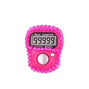 Electronic Finger Tally Counter Clicker Counter,Convenient Portable Digital Display Tally Counter,Resettable Mini Lap Counter for Golf Goods Counting Accessories,Track and Field Lap Counters