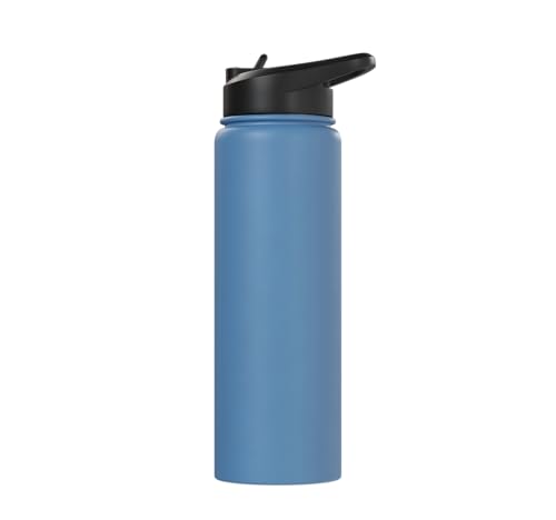 Funny Pickleball Improves Memory - Sarcastic Dinking Court Stainless Steel Insulated Water Bottle - color: Light Blue