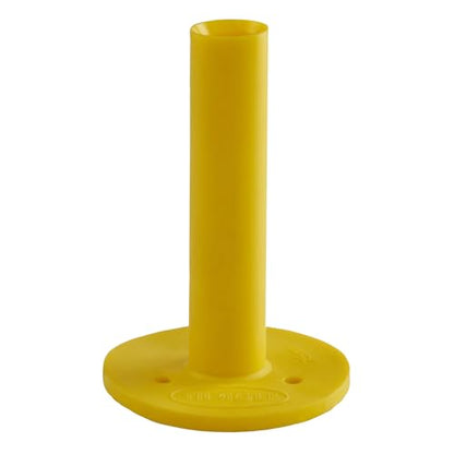 TH Golf Premium Rubber Golf Tees – Pack of 6 – Durable, Long-Lasting Tees in Multiple Sizes & Colours for Drivers, Woods & Irons - style: 75mm Yellow