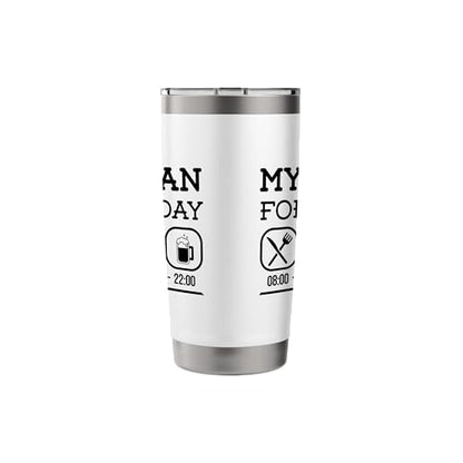 Pickleball Padel Racket Balls Dinking Plan Pickleball Stainless Steel Insulated Tumbler