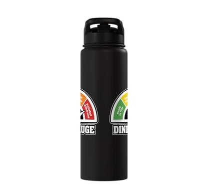 Stainless Steel Insulated Water Bottle - color: Black