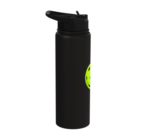 Pickleball: Dinking Buddy Stainless Steel Insulated Water Bottle - color: Black