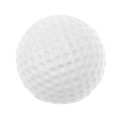 10 Pieces PU Foam Sponge Golf Training Soft Balls Golf Practice Balls, White