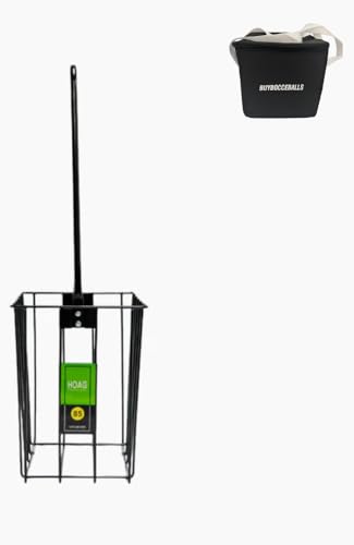 BuyBocceBalls Listing for Har-Tru - Tennis Ball Baskets - The Hoag Professional Line - 85 Ball Basket, Coach, 8lbs, Black