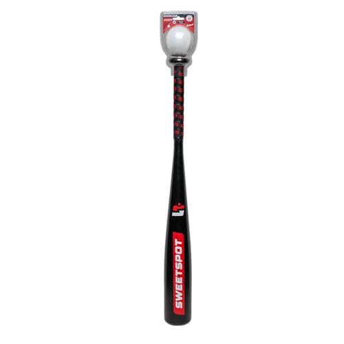 SweetSpot Plastic Bat and Ball Combo Set | Backyard Baseball Set for Youth, Kids, Teens, and Adults - size: 26 in.