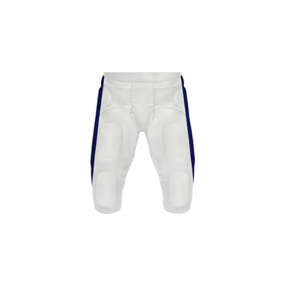 Youth Football Practice Jersey, Custom Blank Kids Practice Football Uniform Sportswear for Boys Training Games - color: Speed Blue White