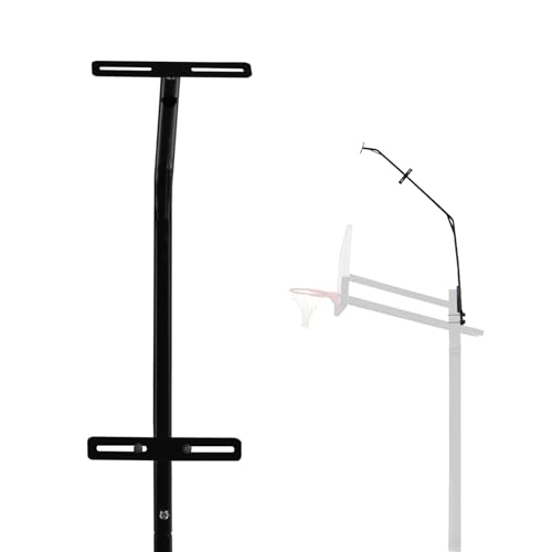 Basketball Hoop Light Bracket, Fit 5*5, 6*6, 6*8, 8*8, 8*12 Inch Square Pole, Fit Various LED Lights and with Solar Panel Install Location, Powerful & Durable, Easy Installation, LIGHTS NOT INCLUDED - size: Fit 5''x5'' square pole