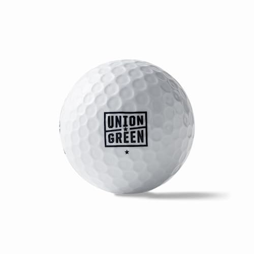 Pindrop Golf Balls - Feel The Spin Control, Long Distance - Straight Off The Tee Flight - 2 Layer Construction - White Golf Balls for Men and Women - Maximum Performance - 1 Dozen