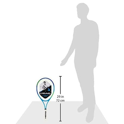 HEAD Ti. Conquest Tennis Racquet – Nano Titanium Technology, Oversized Head, Lightweight O-Beam Construction, Pre-Strung Beginner & Recreational Tennis Racquet - size: 4 1/4" Grip