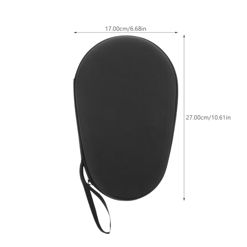 ABOOFAN Table Tennis Paddle Protective Storage Bag Portable Eva Case with Nylon Fabric Cover for Racket Organization and Travel