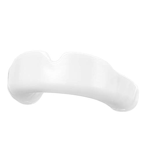 GuardLab APEX Lite Sports Mouthguard for Football, Basketball, Boxing, Wrestling, Soccer, BJJ, Hockey, MMA | Adults & Youth | Pre-Indented for a Precise Fit | Case Included (Small White) - color: White, size: Small