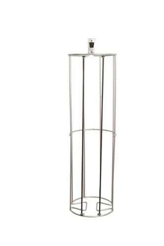 Rubbermaid Garage FastTrack Vertical Ball Rack Satin Nickel Wall Mounted Storage System Holds up to 50 pounds for Home/Garage Silver