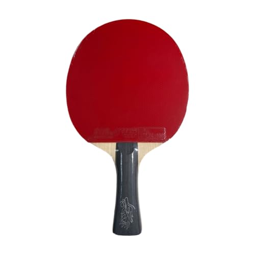 DHS Sports Wang Chuqin Classic Series Table Tennis Racket Set – Professional Ping Pong Paddle, Hurricane King 5+2AC Blade, Hurricane 3 Rubber, Heavy Spin & Fast Attack, Includes 3-Star Balls & Case