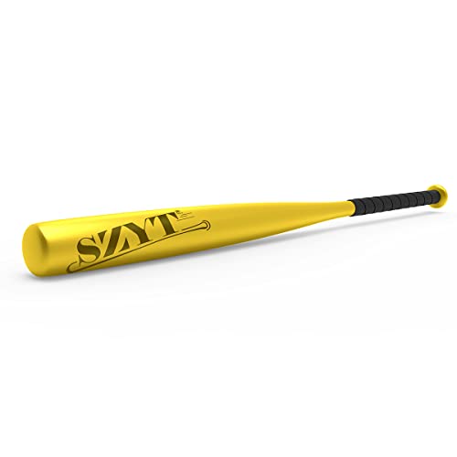 32 inch Baseball Bat Softball Bat T-Ball Bat Home Defense Self-Defense Aluminum Alloy Lightweight High Gloss - color: High Gloss Lemon Yellow, style: 29 inch