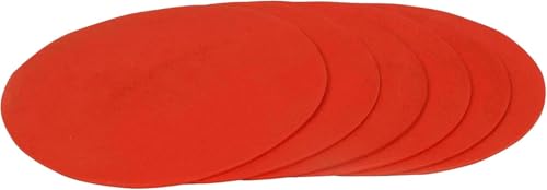 GSi Spot Markers – Non-Slip Non-Toxic Poly Spots – Floor Markers for PE, Sports & Classroom Activities - size: 1.⁠ ⁠Round