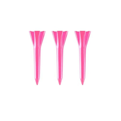 Izzo Plastic Golf Tees (100 Pack) - color: Neon Pink, style: 1.5 Inches
