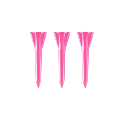 Izzo Plastic Golf Tees (100 Pack) - color: Neon Pink, style: 1.5 Inches