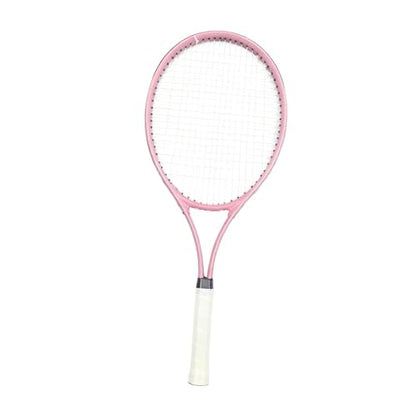 Adult Tennis Racket Lightweight, Portable Practical Beginners Tennis Equipment for Beach Practice - color: Pink