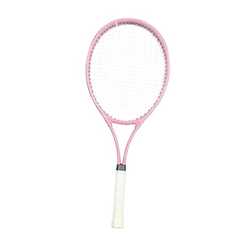 Adult Tennis Racket Lightweight, Portable Practical Beginners Tennis Equipment for Beach Practice - color: Pink