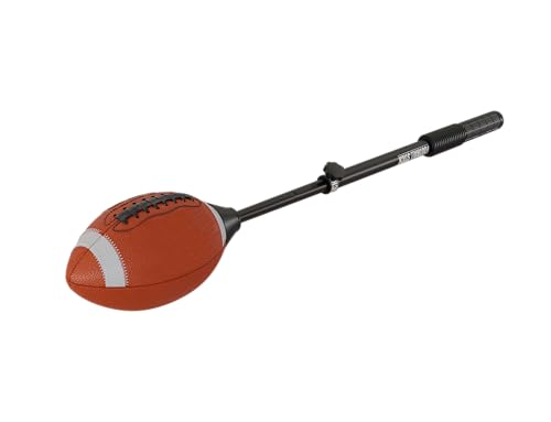 FOOTBALL STICK™ Youth Edition – Kicking & Punting Training Tool for All Ages - Improve Accuracy, Timing & Strenght - Real Leather Game Ball - Used by Professional, College, and High School Specialists