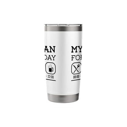 Pickleball Padel Racket Balls Dinking Plan Pickleball Stainless Steel Insulated Tumbler