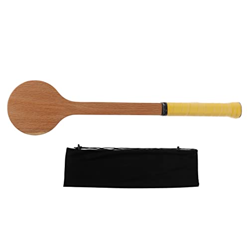 Tennis Pointer, Wooden Sweet Tennis Trainer Racket for Kids Adult Tennis Swing Practice Training (Storage Bag Included) - size: 55cm