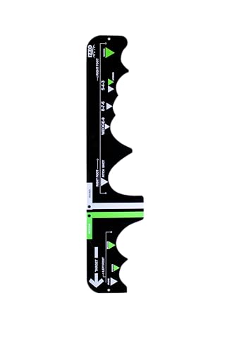 Izzo Golf Sure Stance Golf Swing Training Aid -Ball Position Trainer - style: Right Handed