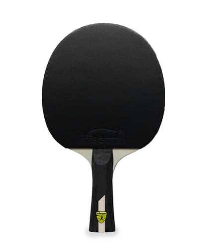 Killerspin Impact Series Table Tennis Paddles - Black/Black Ping Pong Racket, Table Tennis Equipment for Beginners/Intermediates - Ensures Solid Control and Spin - style: Impact D2