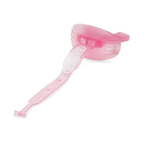 Battle Sports Speed Football Mouthguard with Strap - Oxygen Football Mouthguard Superior Airflow & Better Performance, Maximum Breathability (Ice Pink) - color: Ice Pink
