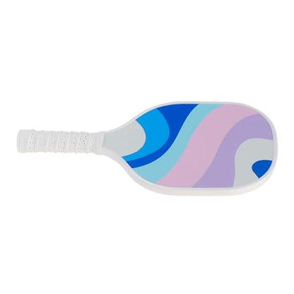 SM SunniMix Pickleball Paddle, Pickleball Racquet, Portable Nonslip Grip 9 Layer Poplar Wooden Pickleball Racket for Men Women