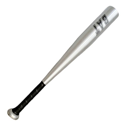 Aluminum Baseball Bats for Kids & Adults 20 Inch Metal Baseball Bat with Wrapped Handle Replacement Lightweight Equipment for Training, Silver