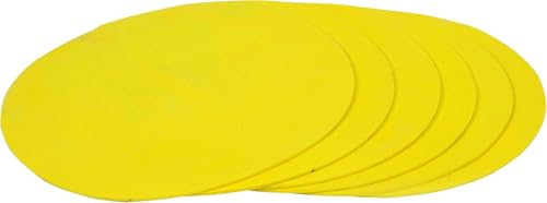 GSi Spot Markers – Non-Slip Non-Toxic Poly Spots – Floor Markers for PE, Sports & Classroom Activities - size: 1.⁠ ⁠Round