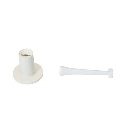 Set of 5 - Country Club Elite Golf Practice Mat Tees - Turn & Lock Rubber Tee Holder Plus Plactice Adjustable Height Tee - Replacement Tee Can Use with Most Range Driving Turf Mats