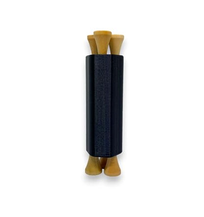 Pocket Tee Holder Tool Compact Size Holds 6 Tees Golf Accessory Organizer