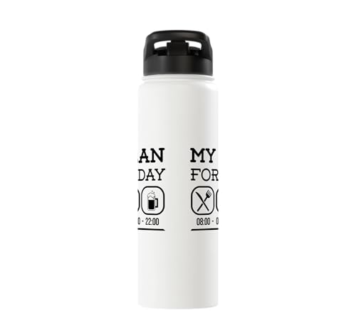 Pickleball Padel Racket Balls Dinking Plan Pickleball Stainless Steel Insulated Water Bottle