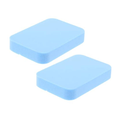BESPORTBLE 2Pcs Table Tennis Paddle Cleaning Sponge Professional Racket Rubber Care Eraser Dual Sided Moisture Absorbent Durable PVA Rubber Cleaner for Racket Maintenance