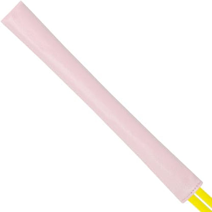 Golf Alignment Stick Cover Premium Leather Perfect Cover for Alignment Sticks Classic Blank Direction Rod Design Alignment Sticks Holder Golf Club Protector Holds 2 Sticks. - color: Pink