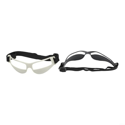 8PCS Basketball Dribbling Training Glasses, Adjustable Elastic Band Plastic Frame Sports Training Eyewear for Teens
