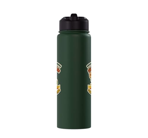 Third-Shot Drop Ironic Pickleball Hobby Player Stainless Steel Insulated Water Bottle - color: Dark Green