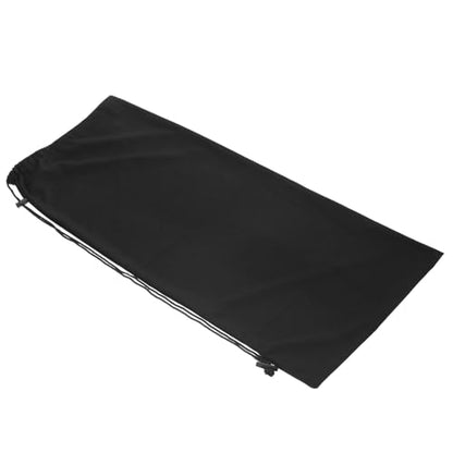 M METERXITY Tennis Racket Cover Bag - Velvet Pouch Tennis Racquet Bag, Single Shoulder, Apply to Tennis Sports (82 x 34 Cm, Black)