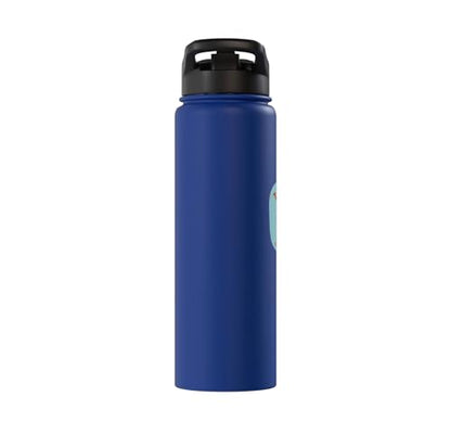 Funny Pickleball Excuse There's a Hole in My Paddle Stainless Steel Insulated Water Bottle - color: Royal Blue