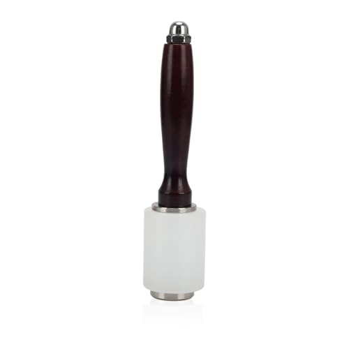 Leather Carving Hammer Mallet Wood Handle Nylon Hammer Mallet for Leathercraft Leather Carving DIY Leathercraft Mallet, Nylon Head Wood Handle (I head) - color: I Head