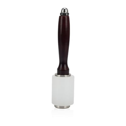 Leather Carving Hammer Mallet Wood Handle Nylon Hammer Mallet for Leathercraft Leather Carving DIY Leathercraft Mallet, Nylon Head Wood Handle (I head) - color: I Head