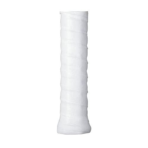 WILSON WRZ4014WH Tennis Racquet Pro Over Grip, White, Pack of 3 - color: White, style: Pro