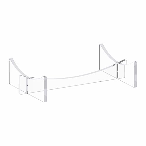 Football Stand 3-Pack, Acrylic Display Stand for Football, Rugby Ball and Memorial Sports Gloves, Ball Display Holder for Storage and Displaying - size: Football Stand (5.9x3.5x1.3 inch)