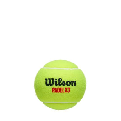 Wilson X3 Padel Balls, 3-Pack - style: X3