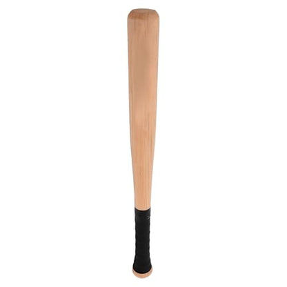 POPETPOP Solid Wooden Baseball Bat 21.25 Inch Handheld Training Bat for Youth and Adult Baseball Practice Durable One-Piece Design