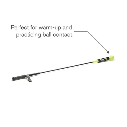 SKLZ Hitting Stick Batting Swing Trainer for Baseball and Softball, One-on-One Coaching Tool for Ball Contact, Hand-Eye Coordination, and Bat Speed - style: Baseball Swing Trainer