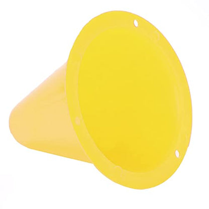 10-Pack Football Training Cones, Bracket Accessories, Obstacle Marking Set - color: Yellow