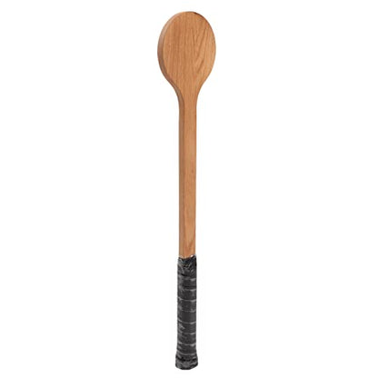 Wooden Tennis Sweet Point Trainer, Tennis Pointer Racket Spoon Training Aid Accessory for Swing Practice with Storage Bag